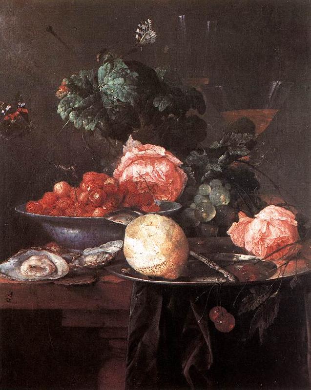 Jan Davidsz. de Heem Still-life with Fruits Sweden oil painting art